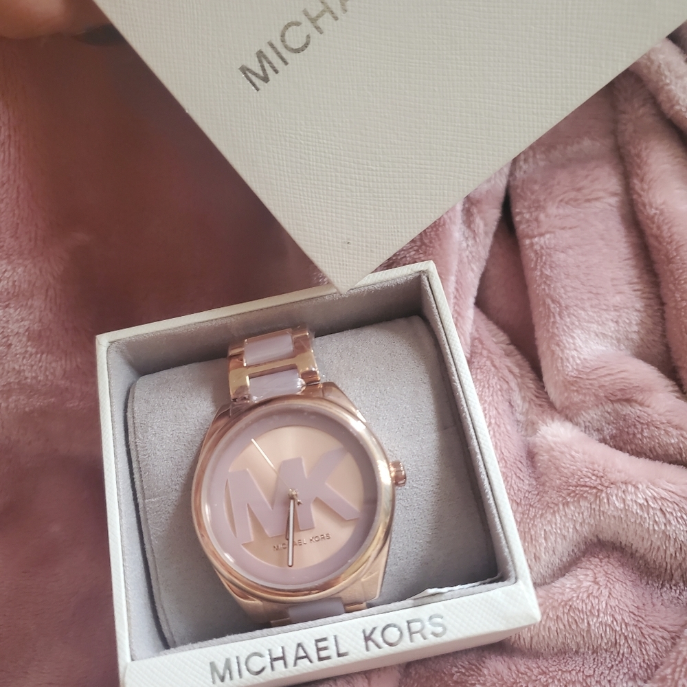 Rose Gold & Blush Michael Kors Watch